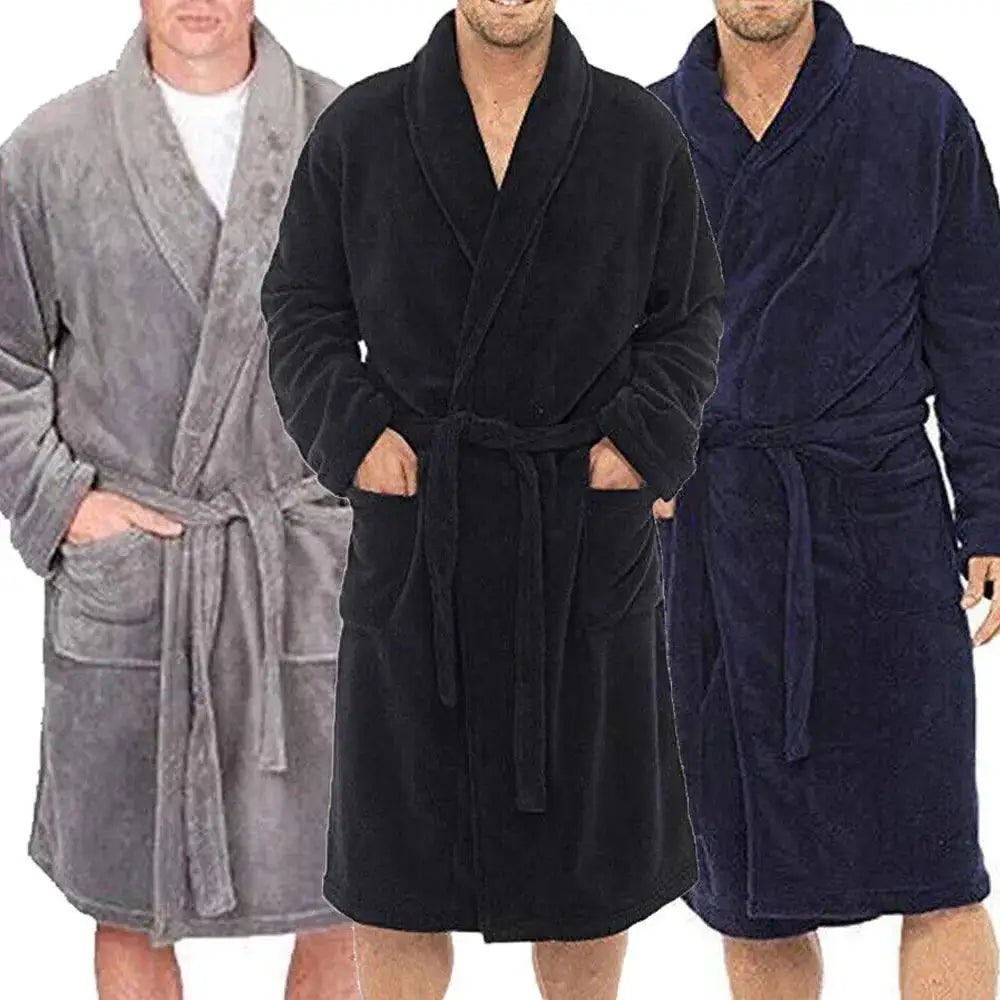 Mens Bathrobe Pi-Mart