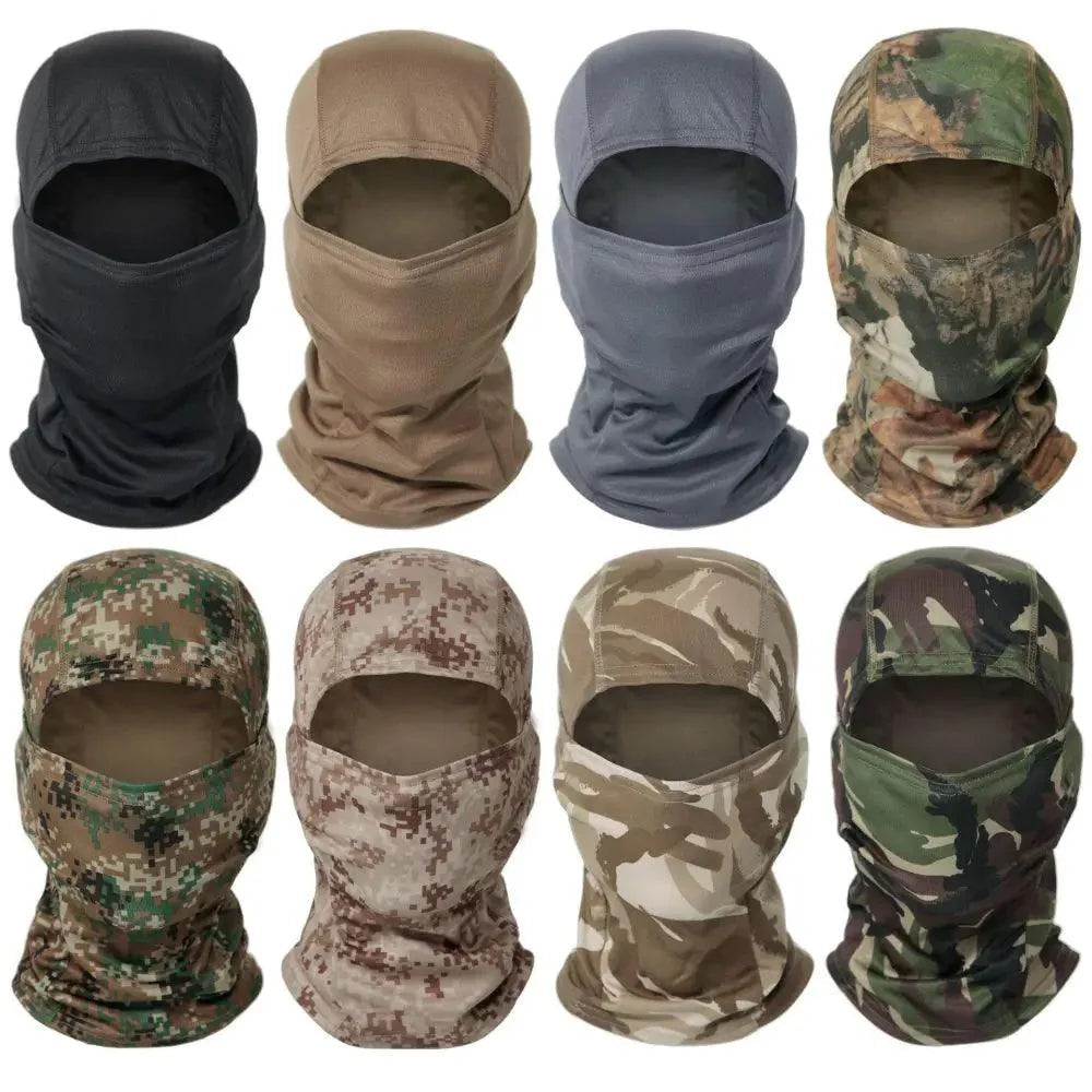Ski Full Face Cover Winter Neck Warmer Bike Cycling Windproof Bandana Scarf Camo Head Scarf Stevvex