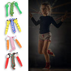Skipping Rope With Wooden Handles Jumping Rope Men Women Adjustable Sports Braided Tangle-Free Jump Rope Cable Fitness Skipping Jumping Rope For Kids Youth Beginners Jumpropes Bulk Set Toys Wooden Handle Cotton Ropes Cute Animals Jumprope Stevvex