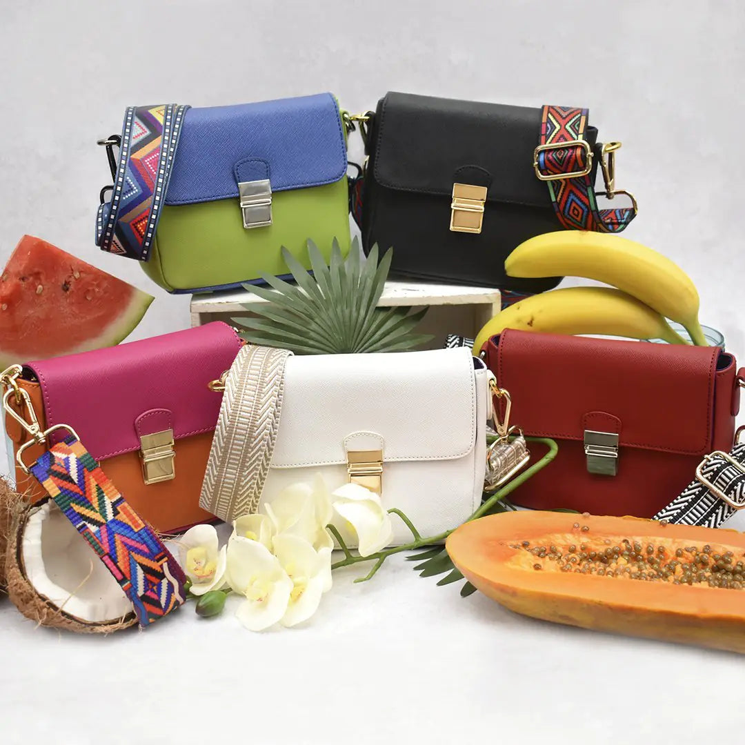 Tiny Leather Handbag -White (Option 2) Pi-Mart