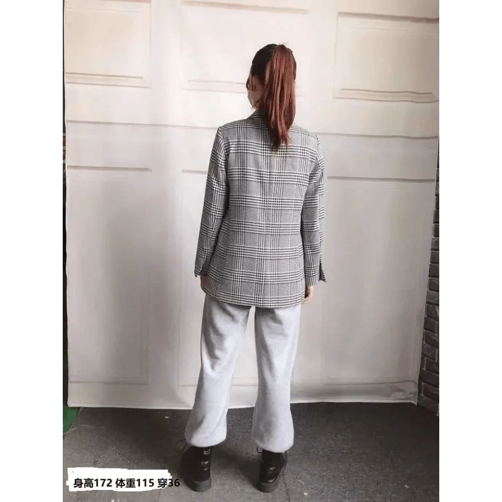 Slim Fit Dress Suit Blazer Jacket Women's Fancy DressSuit Jacket Oversized Vintage Outwear For Women And Girls Stevvex