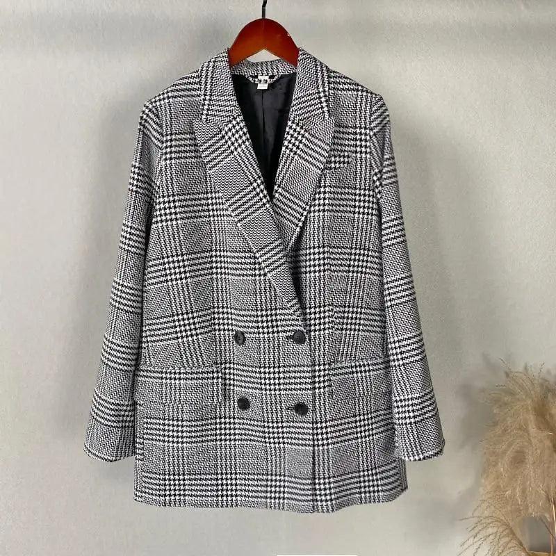 Slim Fit Dress Suit Blazer Jacket Women's Fancy DressSuit Jacket Oversized Vintage Outwear For Women And Girls Stevvex