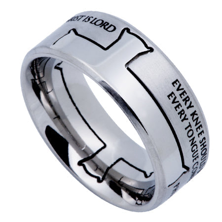 Silver Iron Cross Ring KingdomWear