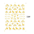 Sliver Bronzing Christmas Slider Nail Art 3D Decals Decoration Snowflake Nail Art Sticker Manicures Transfer Foil Xmas Gift  Nails Snowflake Nail Art Stickers Decals Christmas Nail 3D Self Adhesive Nail Stickers for Acrylic Nails Snowflake Stevvex