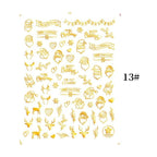 Sliver Bronzing Christmas Slider Nail Art 3D Decals Decoration Snowflake Nail Art Sticker Manicures Transfer Foil Xmas Gift  Nails Snowflake Nail Art Stickers Decals Christmas Nail 3D Self Adhesive Nail Stickers for Acrylic Nails Snowflake Stevvex