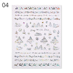 Sliver Bronzing Christmas Slider Nail Art 3D Decals Decoration Snowflake Nail Art Sticker Manicures Transfer Foil Xmas Gift  Nails Snowflake Nail Art Stickers Decals Christmas Nail 3D Self Adhesive Nail Stickers for Acrylic Nails Snowflake Stevvex