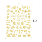 Sliver Bronzing Christmas Slider Nail Art 3D Decals Decoration Snowflake Nail Art Sticker Manicures Transfer Foil Xmas Gift  Nails Snowflake Nail Art Stickers Decals Christmas Nail 3D Self Adhesive Nail Stickers for Acrylic Nails Snowflake Stevvex