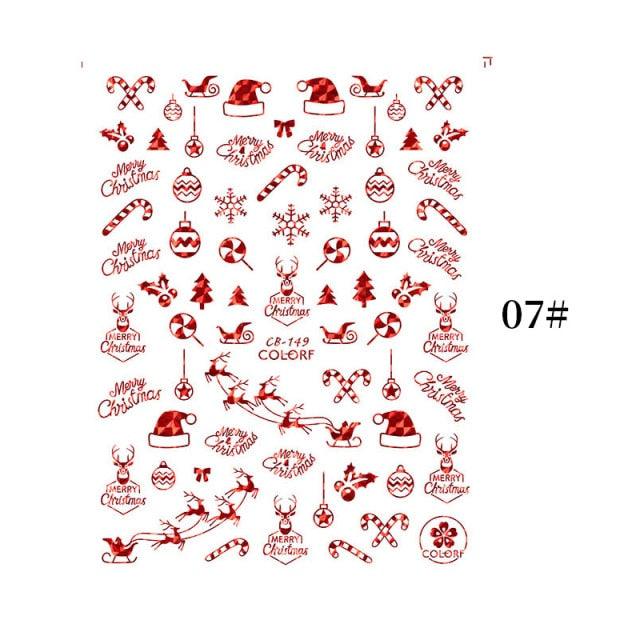 Sliver Bronzing Christmas Slider Nail Art 3D Decals Decoration Snowflake Nail Art Sticker Manicures Transfer Foil Xmas Gift  Nails Snowflake Nail Art Stickers Decals Christmas Nail 3D Self Adhesive Nail Stickers for Acrylic Nails Snowflake Stevvex