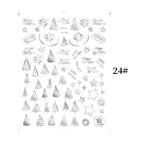Sliver Bronzing Christmas Slider Nail Art 3D Decals Decoration Snowflake Nail Art Sticker Manicures Transfer Foil Xmas Gift  Nails Snowflake Nail Art Stickers Decals Christmas Nail 3D Self Adhesive Nail Stickers for Acrylic Nails Snowflake Stevvex