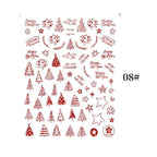 Sliver Bronzing Christmas Slider Nail Art 3D Decals Decoration Snowflake Nail Art Sticker Manicures Transfer Foil Xmas Gift  Nails Snowflake Nail Art Stickers Decals Christmas Nail 3D Self Adhesive Nail Stickers for Acrylic Nails Snowflake Stevvex