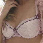 Sassa Pink Cupcake Padded Balconette Bra
