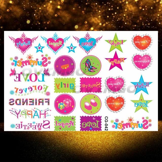 Small 3D Dinosaur Temporary Sticker Tattoos Colorful Tiny Tattoos For Party Children Stevvex