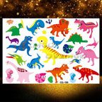 Small 3D Dinosaur Temporary Sticker Tattoos Colorful Tiny Tattoos For Party Children Stevvex