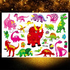 Small 3D Dinosaur Temporary Sticker Tattoos Colorful Tiny Tattoos For Party Children Stevvex