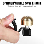 Small Bicycle Bell Mountain Road Bike Horn Sound Alarm Motor Riding Safety Ring Cycling Accessories Bike Bell Classic Bicycle Bell For Bike Ring Bell With Loud Sound Bells For Road Mountain Bike Handlebars Adults Stevvex