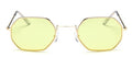 Small Frame Sunglasses For Women Small Square Polarized Sunglasses for Men and Women Polygon Mirrored Retro Shape Metal Design Sun Glasses for Men New Fashionable Ocean Lens Stevvex
