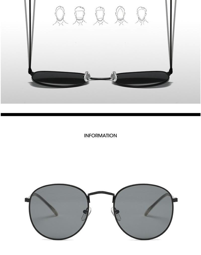 Small Round Polarized Sunglasses Retro Men Women Round Shape Sunglasses For Women New Branded Designer Eyeglasses For Women/Men New Elegant Small Frame Round Glasses Stevvex