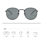Small Round Polarized Sunglasses Retro Men Women Round Shape Sunglasses For Women New Branded Designer Eyeglasses For Women/Men New Elegant Small Frame Round Glasses Stevvex