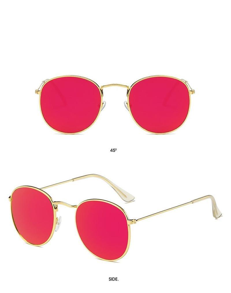 Small Round Polarized Sunglasses Retro Men Women Round Shape Sunglasses For Women New Branded Designer Eyeglasses For Women/Men New Elegant Small Frame Round Glasses Stevvex