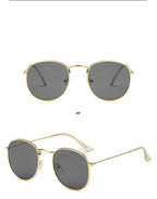 Small Round Polarized Sunglasses Retro Men Women Round Shape Sunglasses For Women New Branded Designer Eyeglasses For Women/Men New Elegant Small Frame Round Glasses Stevvex