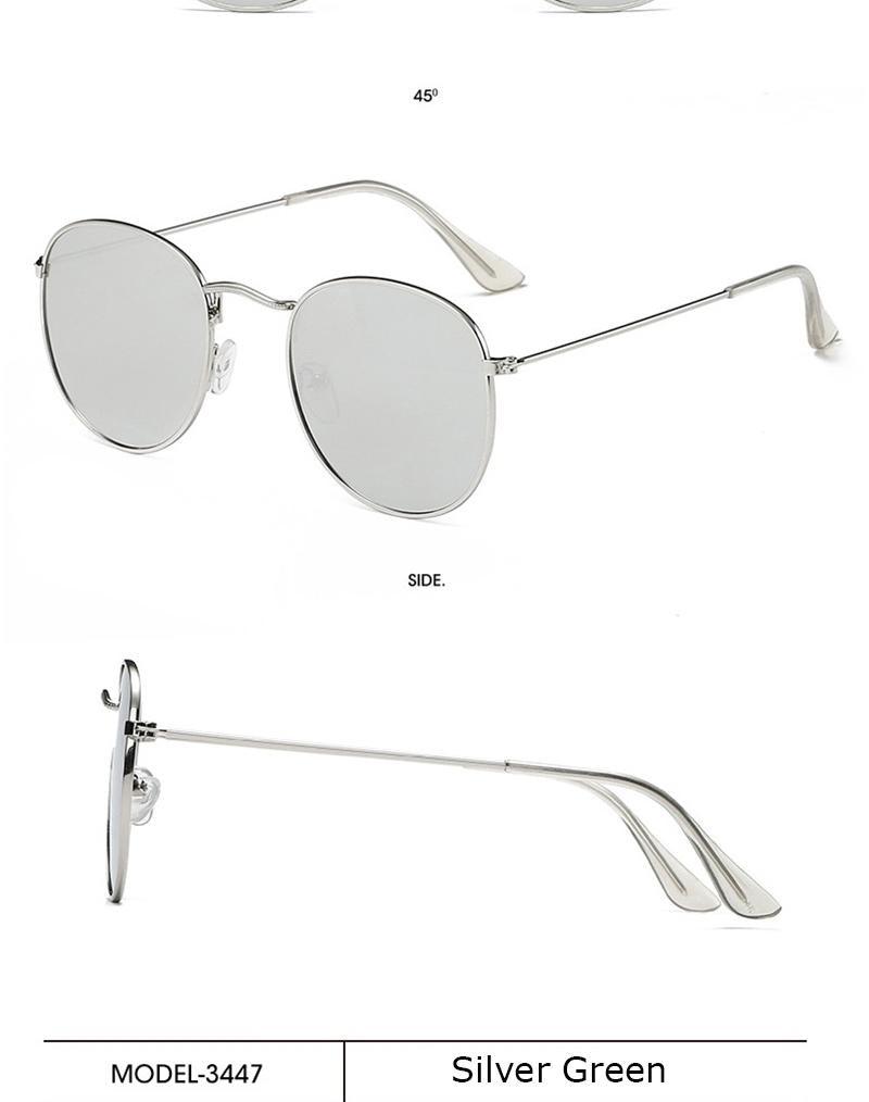 Small Round Polarized Sunglasses Retro Men Women Round Shape Sunglasses For Women New Branded Designer Eyeglasses For Women/Men New Elegant Small Frame Round Glasses Stevvex
