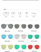 Small Round Polarized Sunglasses Retro Men Women Round Shape Sunglasses For Women New Branded Designer Eyeglasses For Women/Men New Elegant Small Frame Round Glasses Stevvex