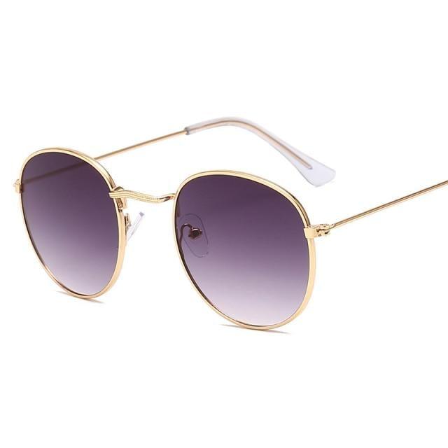 Small Round Polarized Sunglasses Retro Men Women Round Shape Sunglasses For Women New Branded Designer Eyeglasses For Women/Men New Elegant Small Frame Round Glasses Stevvex