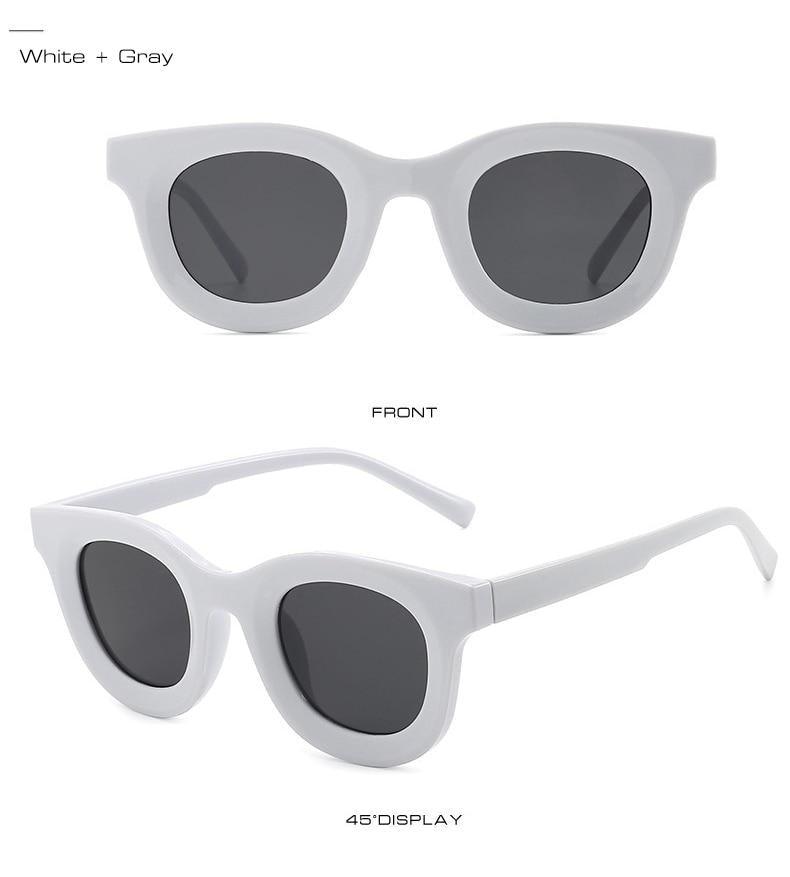 Small Round Women Fashion Sunglasses Popular Style Fashionable Round Shaped Sunglasses Colorful Women Sunglasses Eyewear Summer Shades Stevvex