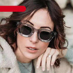 Small Round Women Fashion Sunglasses Popular Style Fashionable Round Shaped Sunglasses Colorful Women Sunglasses Eyewear Summer Shades Stevvex