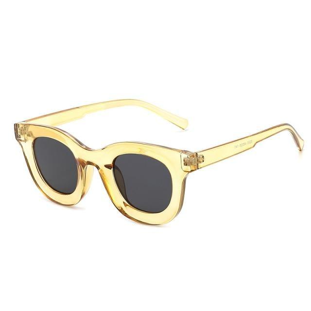 Small Round Women Fashion Sunglasses Popular Style Fashionable Round Shaped Sunglasses Colorful Women Sunglasses Eyewear Summer Shades Stevvex