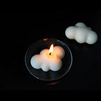 Small Scented Cloud Shape Birthday Candle Handmade Scented Candle Hand Poured Decorative Candle Aesthetic Candle Room Decor For Home Use Bedroom Romantic Soy Candle Home decoration Mother's Day Gifts Stevvex