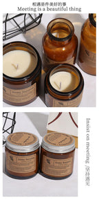 Small Simple Scented Candle Fresh Flowers Scented Candles Soy Candles For Men & Women Long Lasting Spring Candles All-Natural Soy Wax Rustic Home Decor Scented Candles Non-Toxic Ultra Clean Burn Amber Jar Candles Fragrance Candle Stevvex