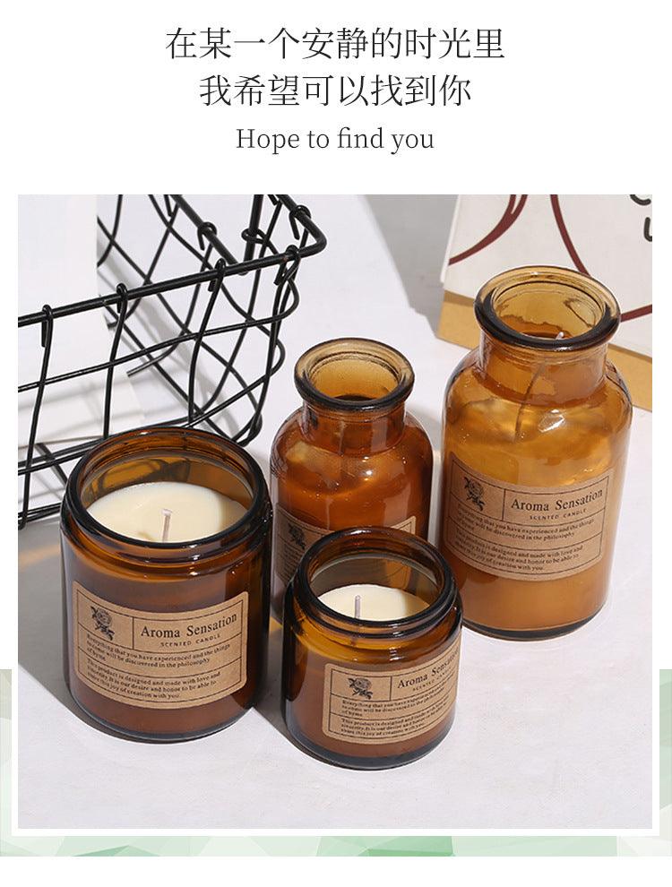 Small Simple Scented Candle Fresh Flowers Scented Candles Soy Candles For Men & Women Long Lasting Spring Candles All-Natural Soy Wax Rustic Home Decor Scented Candles Non-Toxic Ultra Clean Burn Amber Jar Candles Fragrance Candle Stevvex