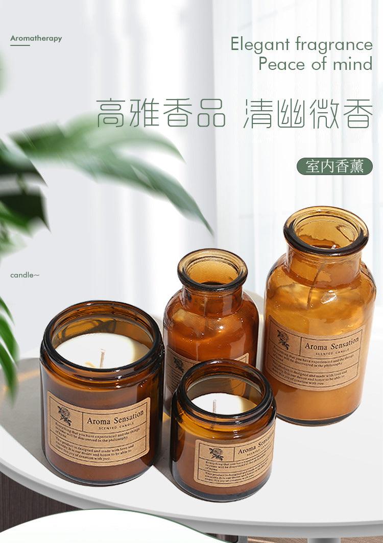 Small Simple Scented Candle Fresh Flowers Scented Candles Soy Candles For Men & Women Long Lasting Spring Candles All-Natural Soy Wax Rustic Home Decor Scented Candles Non-Toxic Ultra Clean Burn Amber Jar Candles Fragrance Candle Stevvex