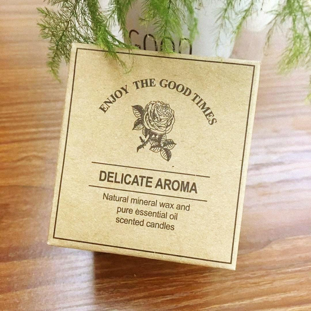 Small Simple Scented Candle Fresh Flowers Scented Candles Soy Candles For Men & Women Long Lasting Spring Candles All-Natural Soy Wax Rustic Home Decor Scented Candles Non-Toxic Ultra Clean Burn Amber Jar Candles Fragrance Candle Stevvex