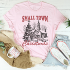 Small Town Christmas Tee Peachy Sunday