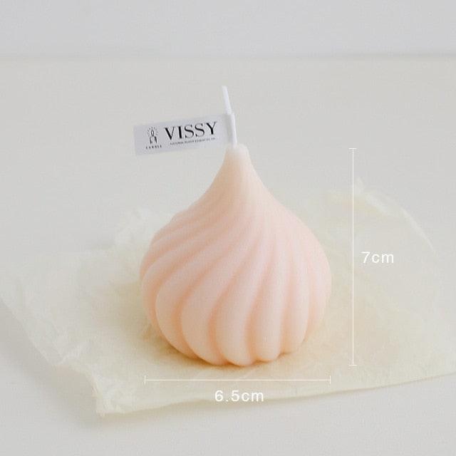 Small Whirlwind Candle  Wedding Decoration Aromatherapy Candle Home Decor Natural Paraffin Wax Long Lasting Aromatherapy Candles Stress Relief For Women Stevvex