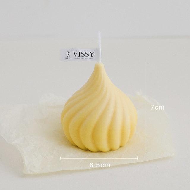 Small Whirlwind Candle  Wedding Decoration Aromatherapy Candle Home Decor Natural Paraffin Wax Long Lasting Aromatherapy Candles Stress Relief For Women Stevvex