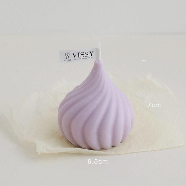 Small Whirlwind Candle  Wedding Decoration Aromatherapy Candle Home Decor Natural Paraffin Wax Long Lasting Aromatherapy Candles Stress Relief For Women Stevvex