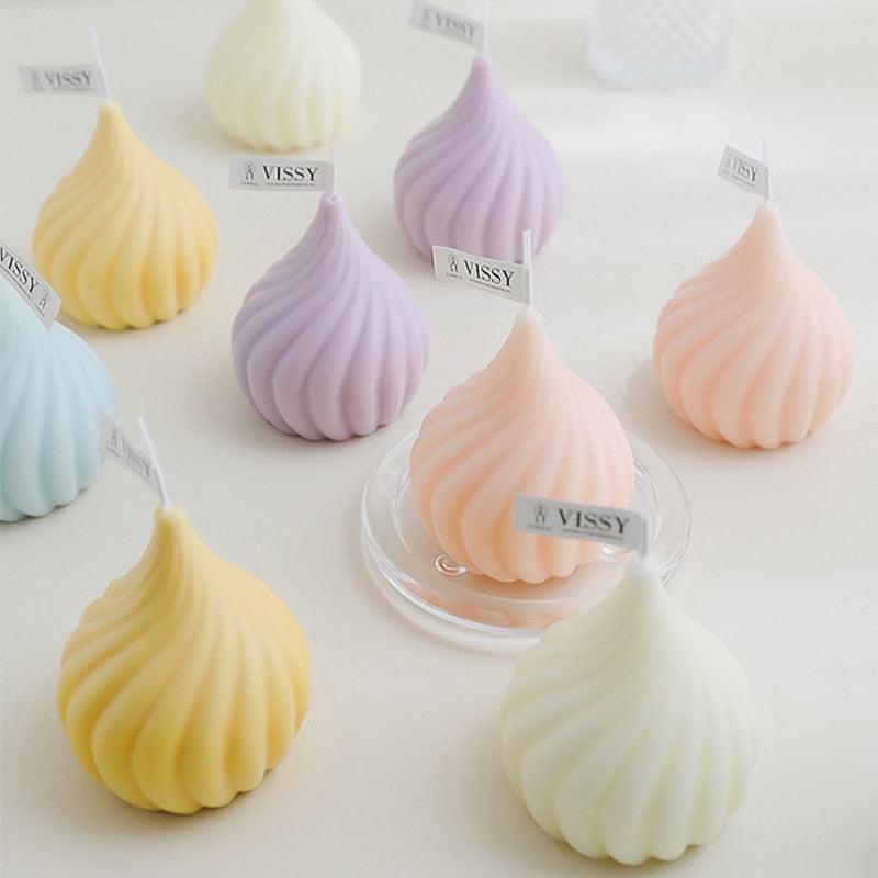 Small Whirlwind Candle  Wedding Decoration Aromatherapy Candle Home Decor Natural Paraffin Wax Long Lasting Aromatherapy Candles Stress Relief For Women Stevvex
