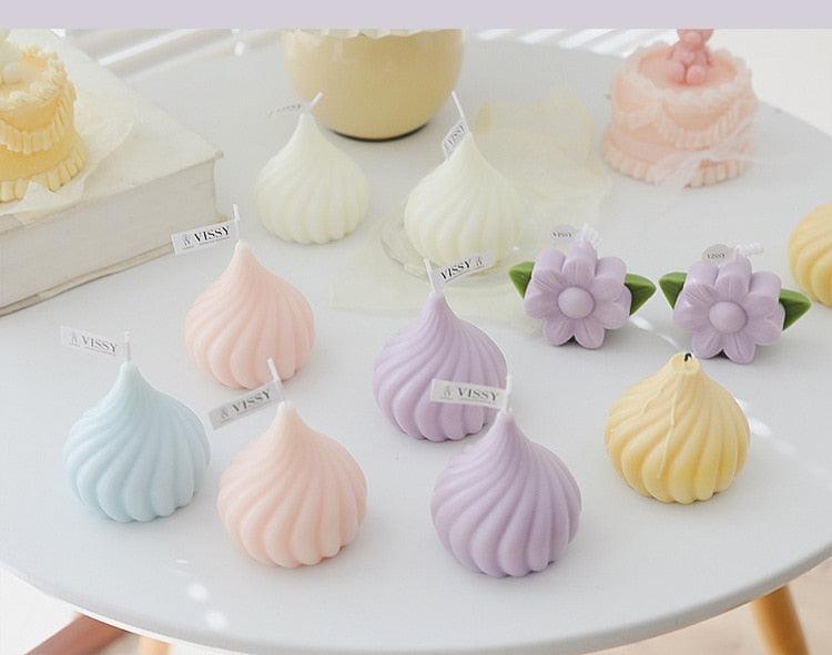 Small Whirlwind Candle  Wedding Decoration Aromatherapy Candle Home Decor Natural Paraffin Wax Long Lasting Aromatherapy Candles Stress Relief For Women Stevvex