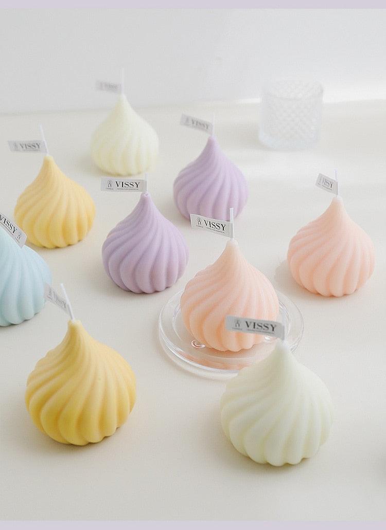 Small Whirlwind Candle  Wedding Decoration Aromatherapy Candle Home Decor Natural Paraffin Wax Long Lasting Aromatherapy Candles Stress Relief For Women Stevvex