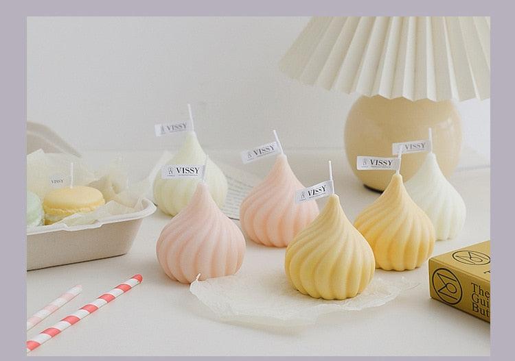 Small Whirlwind Candle  Wedding Decoration Aromatherapy Candle Home Decor Natural Paraffin Wax Long Lasting Aromatherapy Candles Stress Relief For Women Stevvex