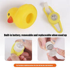 Small Yellow Bike Duck Bicycle Bell Luminous Airscrew Helmet Duck Ducky Bicycle Wind Motor Riding Cycling Lights Horn Rubber Duck Toy Car Ornaments Yellow Duck Car Dashboard Decorations Squeeze Duck Bicycle Horns With Propeller Helmet Stevvex