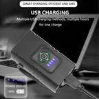Smart Bicycle Front Light Set USB Rechargeable Front Light LED Headlight Bike Lamp Cycling Flash Light Powerful Rechargeable Bike Light For Night Riding Super Bright Bicycle Headlight For Cycling Road Mountain Stevvex