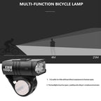 Smart Bicycle Front Light Set USB Rechargeable Front Light LED Headlight Bike Lamp Cycling Flash Light Powerful Rechargeable Bike Light For Night Riding Super Bright Bicycle Headlight For Cycling Road Mountain Stevvex