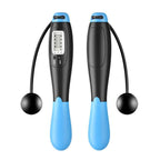 Smart Creative Counting Skipping Rope Wireless Skip Rope Electronic Digital Lose Weight Cordless Jump Ropes Weighted Cordless Jump Rope For Fitness Jump Rope Counter Adjustable Speed Skipping Rope For Men Women Stevvex