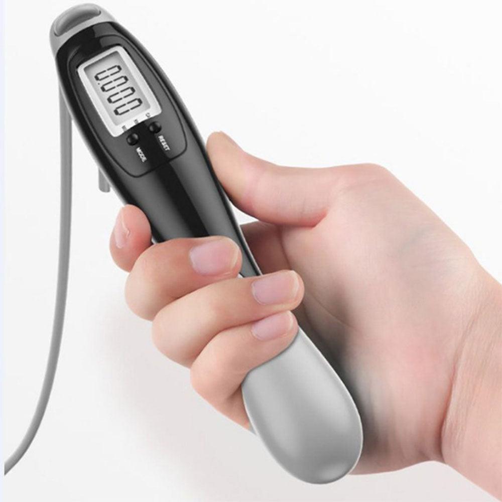 Smart Creative Counting Skipping Rope Wireless Skip Rope Electronic Digital Lose Weight Cordless Jump Ropes Weighted Cordless Jump Rope For Fitness Jump Rope Counter Adjustable Speed Skipping Rope For Men Women Stevvex