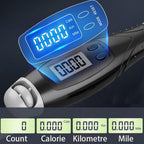 Smart Creative Counting Skipping Rope Wireless Skip Rope Electronic Digital Lose Weight Cordless Jump Ropes Weighted Cordless Jump Rope For Fitness Jump Rope Counter Adjustable Speed Skipping Rope For Men Women Stevvex