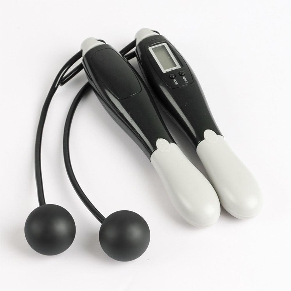 Smart Creative Counting Skipping Rope Wireless Skip Rope Electronic Digital Lose Weight Cordless Jump Ropes Weighted Cordless Jump Rope For Fitness Jump Rope Counter Adjustable Speed Skipping Rope For Men Women Stevvex